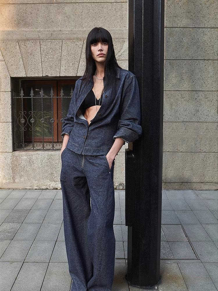 "Berlin Afternoon Tea" Refreshing breathable twill linen deconstructed silhouette old money style waist shirt top - Modz Designs