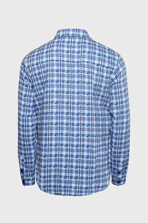 Eternal Plaid Long Sleeve Button Up Shirt - Modz Designs