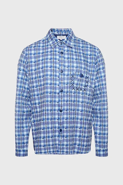 Eternal Plaid Long Sleeve Button Up Shirt - Modz Designs
