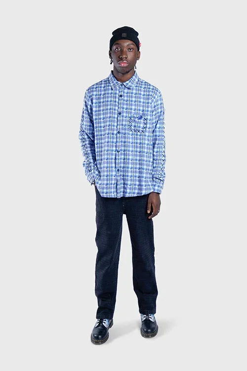 Eternal Plaid Long Sleeve Button Up Shirt - Modz Designs