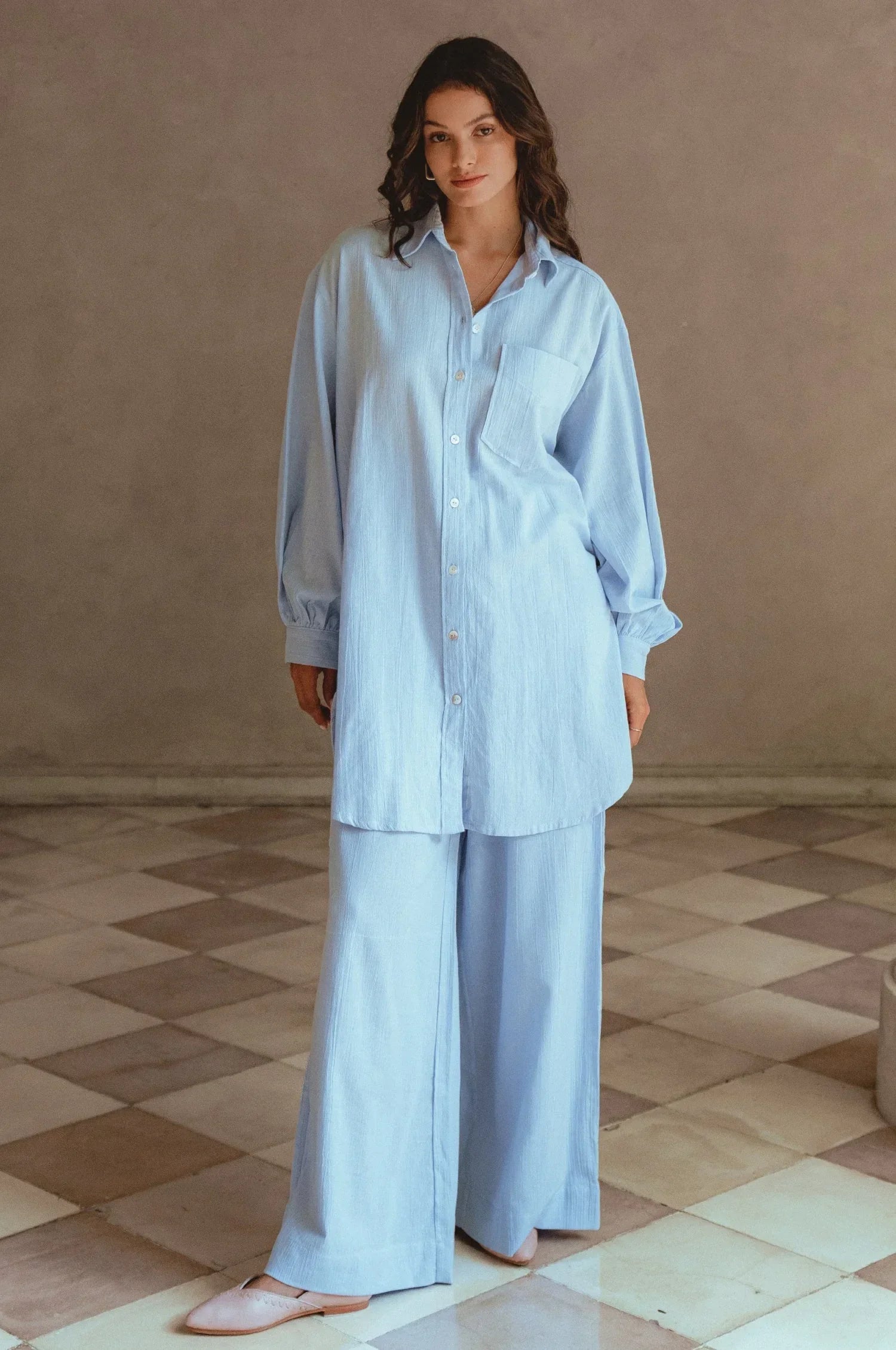 Calin Wide Leg Linen Pants (Sale) - Modz Designs