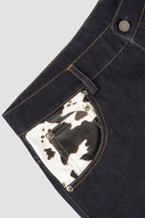Cow Pocket Denim Jeans - Modz Designs