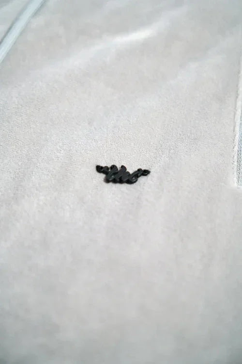 Metal Logo Velour Flared Sweatpants - Modz Designs