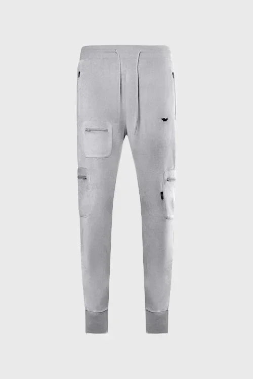 Metal Logo Velour Flared Sweatpants - Modz Designs