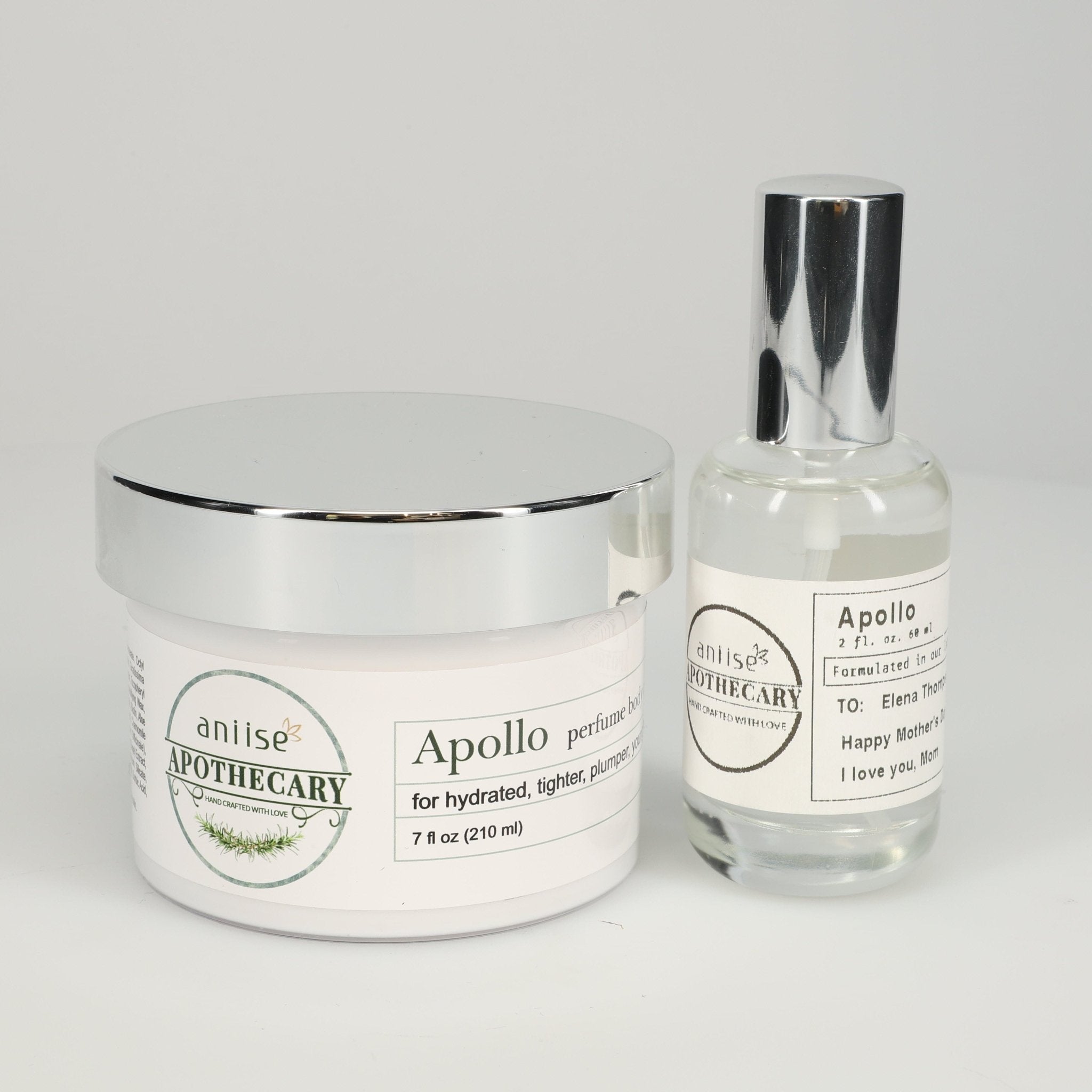 Apothecary fragrance oil and body cream set from the luxury fragrance oil set for an elegant aromatic experience.