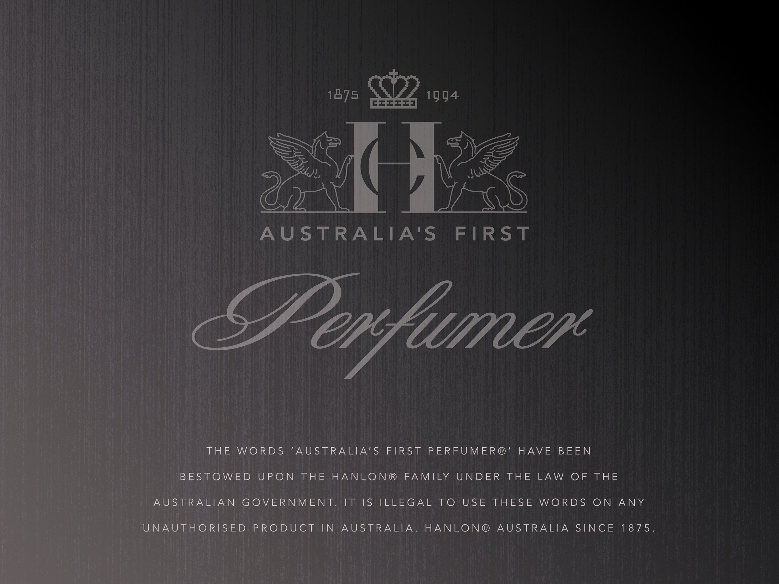 CHRISTOPHER HANLON® Bespoke | ARCHIVE PERFUME Collection | No1994 branding image showcasing Australia&
