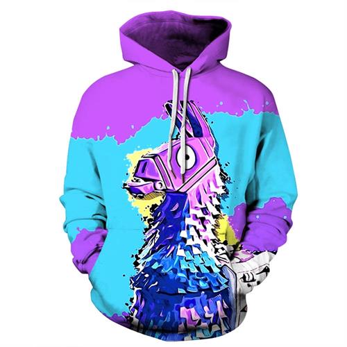 Men Women Fashion Cartoon HorsePlus Size 3D Print Sweatshirts featuring a colorful digital print hoodie.