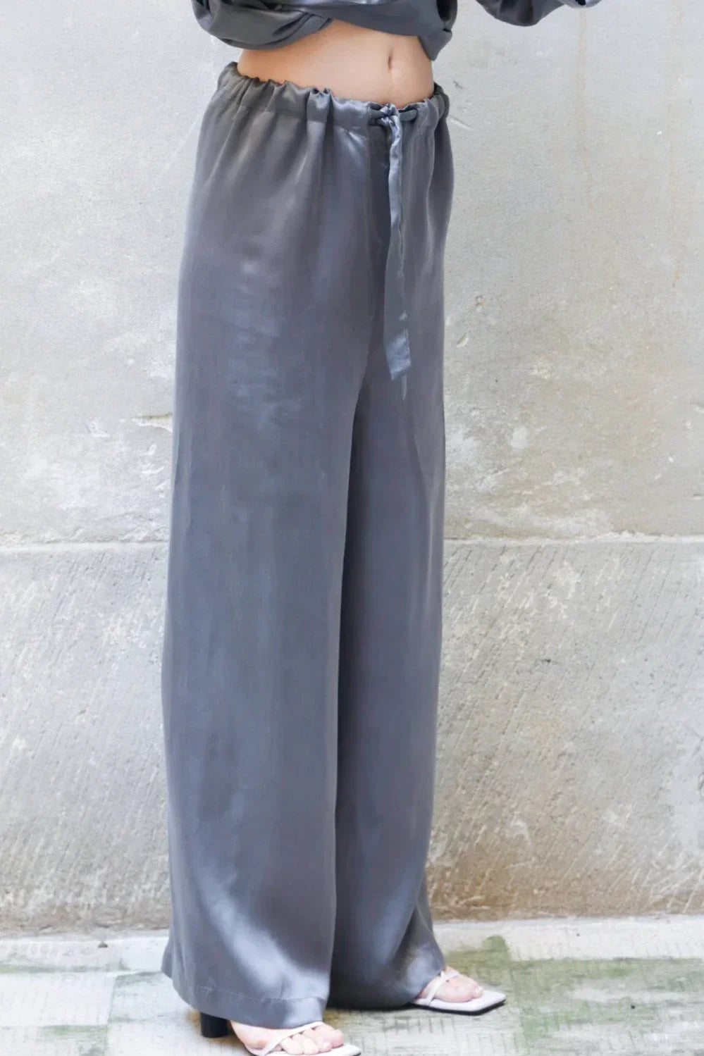 Low Waist Long Wide Pants 100% Bemberg - Modz Designs
