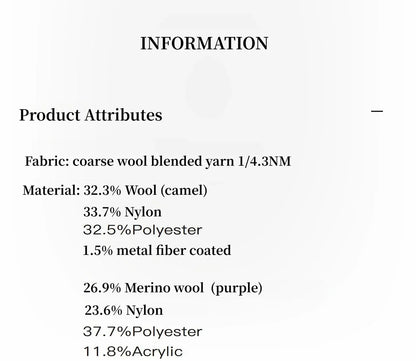"Thousand Islands Forest Club" Cable-cut Round Neck Wool Blend Slightly Wide Shoulder Sweater - Modz Designs