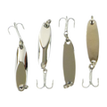 Finesse Chrome Kaster Jig, 3 Grams, Pack of 4 Jigs.-0