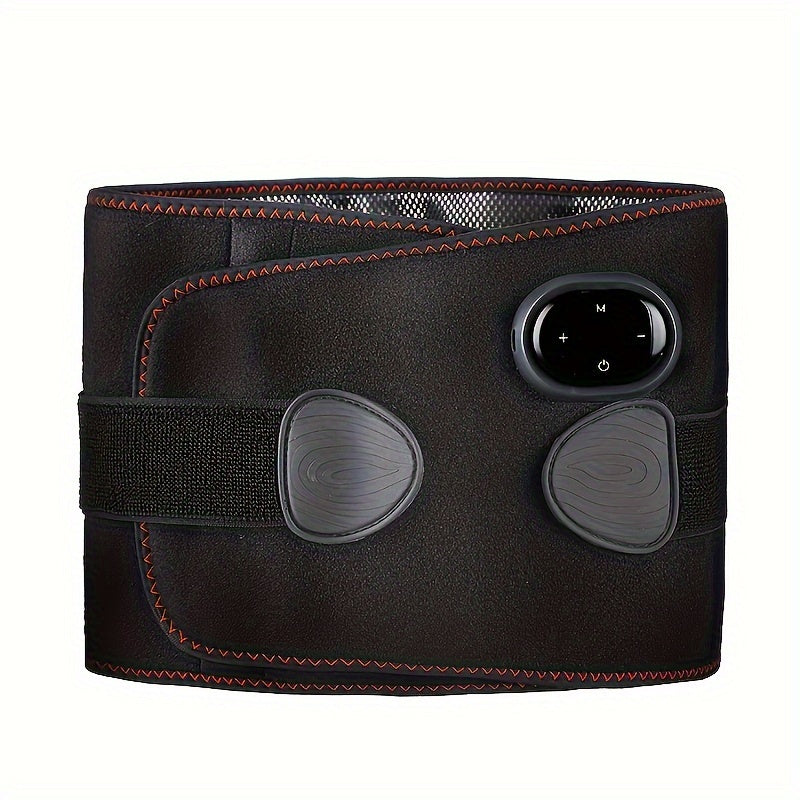 NNETM Portable USB-Rechargeable Waist & Ab Trainer with Hot Compress(Black)