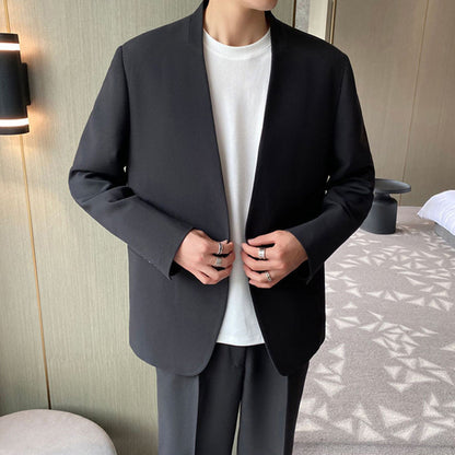 Casual Mens Suit Set Youthful Korean Style