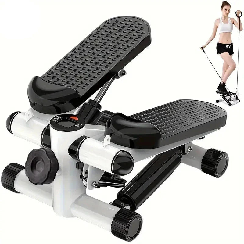NNETM Mini Exercise Stepper with Resistance Band and Calories Counter