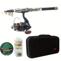Braided Fishing Line Kit with Telescopic Rods-0