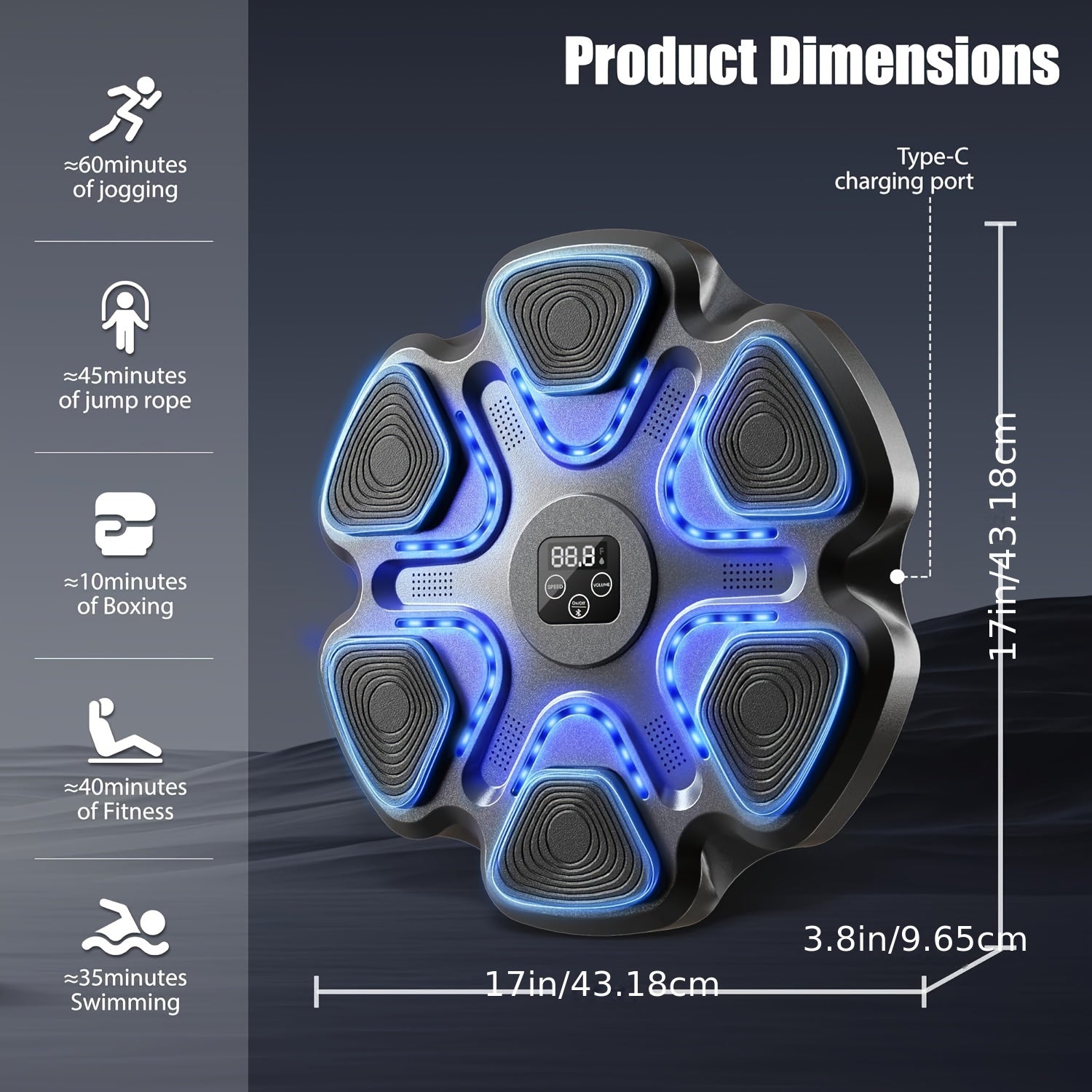 NNETM Wall Mounted Music Boxing Machine Full Kit