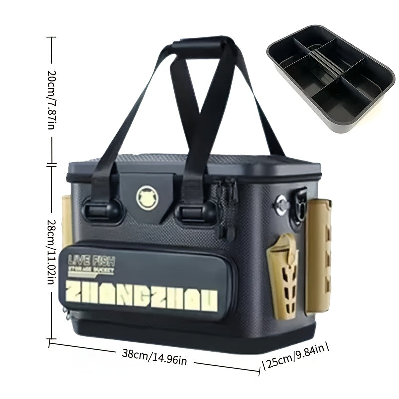 Fishing Barrel EVA Live Fish Storage Box-1