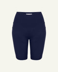Merino Wool Sports Shorts - Dark Blue