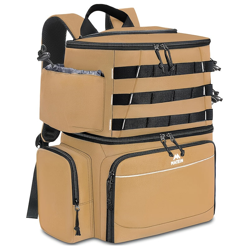 NNETM Fishing Tackle Backpack with Rod Holders & Cooler-0