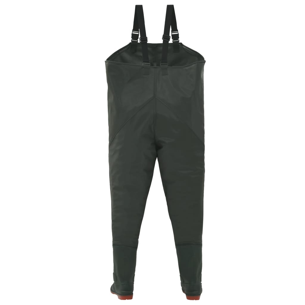 NNEVL Wading Pants with Boots Green Size 44-2