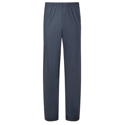 Mens Fort Flex Trousers - 920 in navy color, featuring elasticated waist and waterproof fabric.