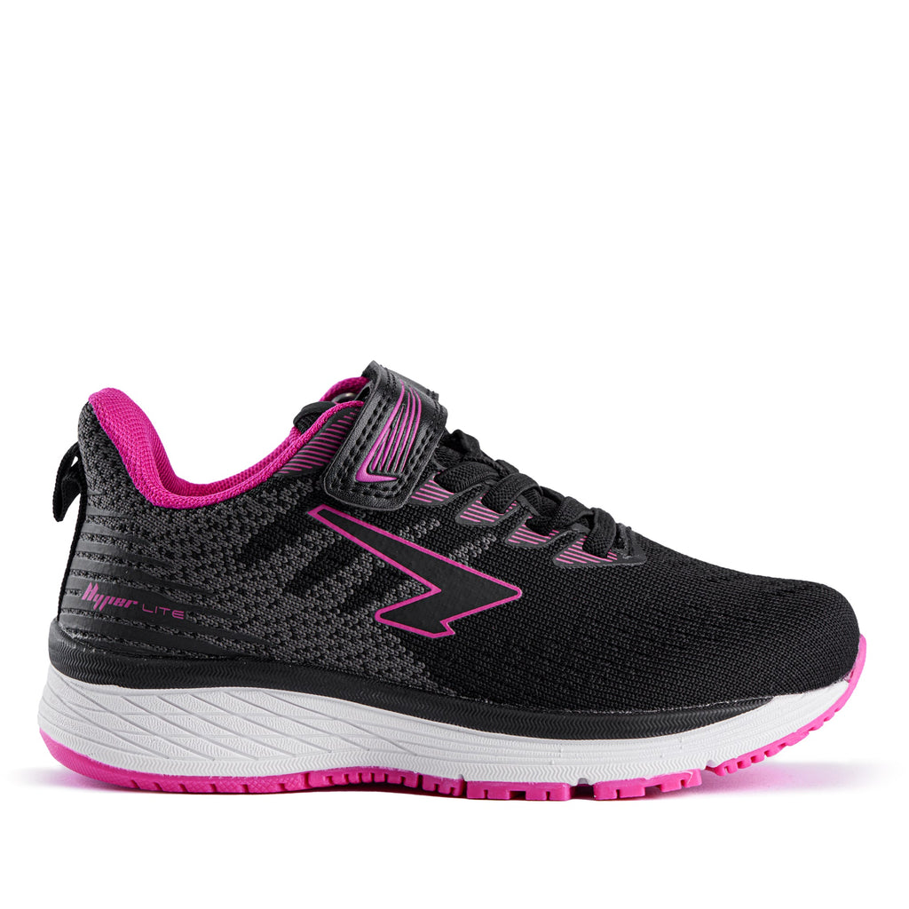 Acute Girls V-strap Runner Black/Fuchsia