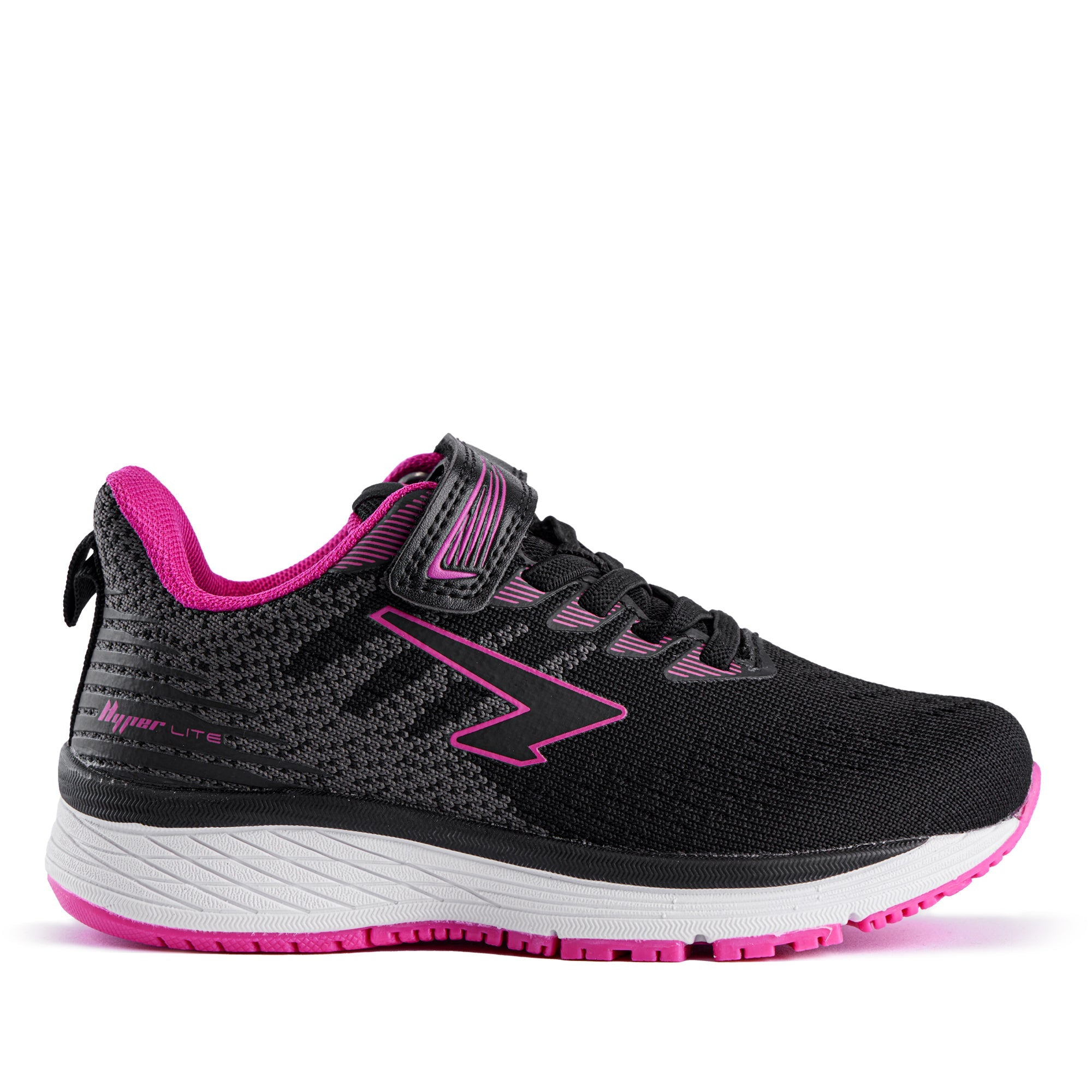 Acute Girls V-strap Runner Black/Fuchsia