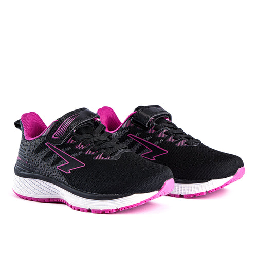 Acute Girls V-strap Runner Black/Fuchsia