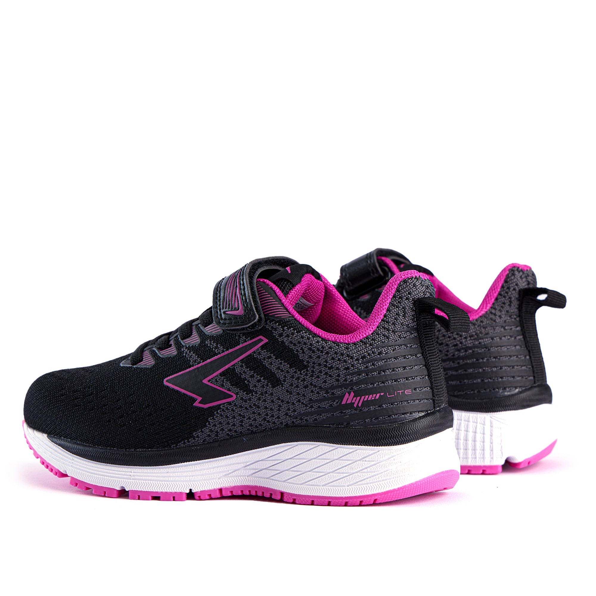 Acute Girls V-strap Runner Black/Fuchsia
