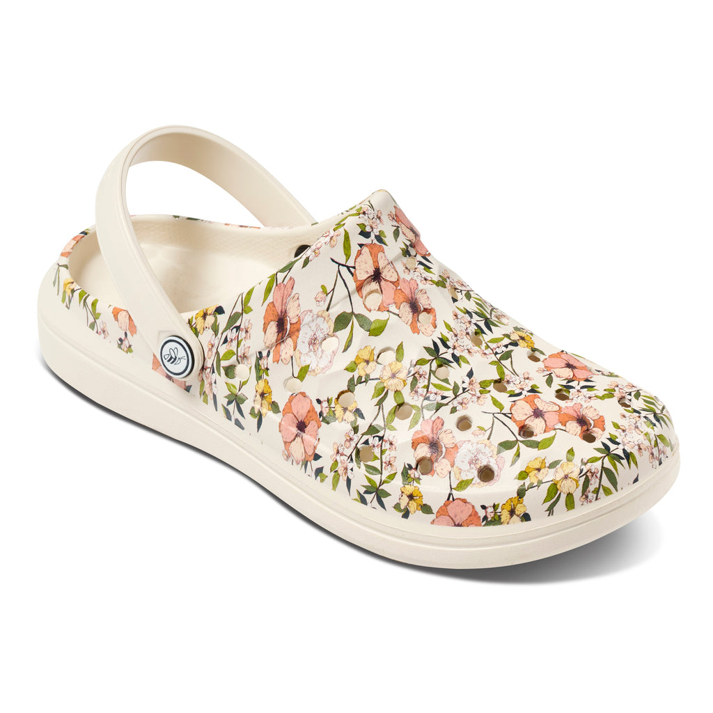 Varsity Clog - Bone-Summer Floral