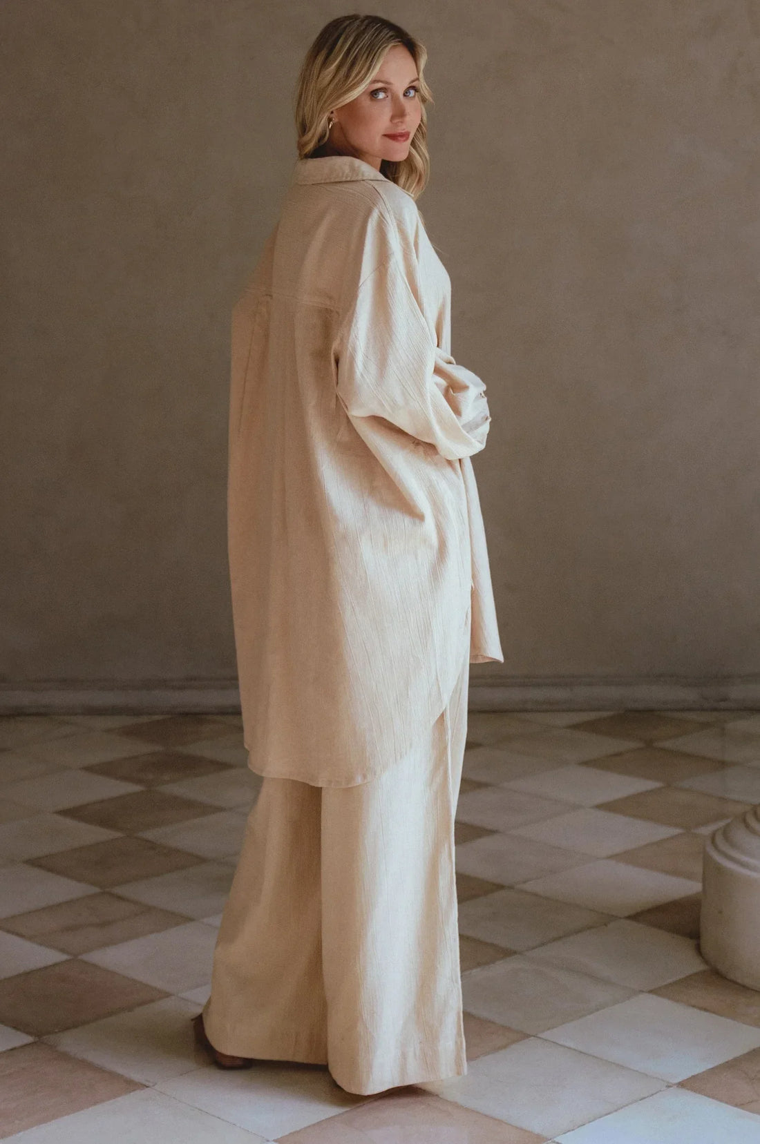 Calin Wide Leg Linen Pants (Sale) - Modz Designs