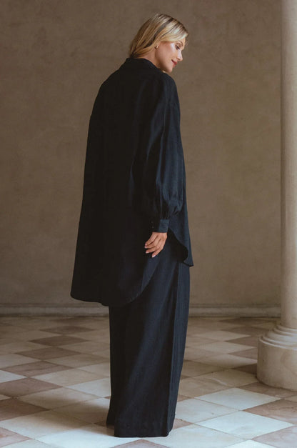 Calin Wide Leg Linen Pants (Sale) - Modz Designs