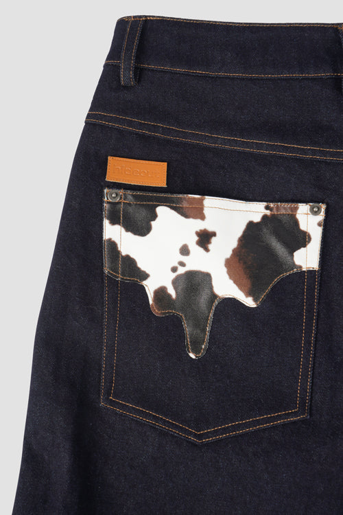 Cow Pocket Denim Jeans - Modz Designs