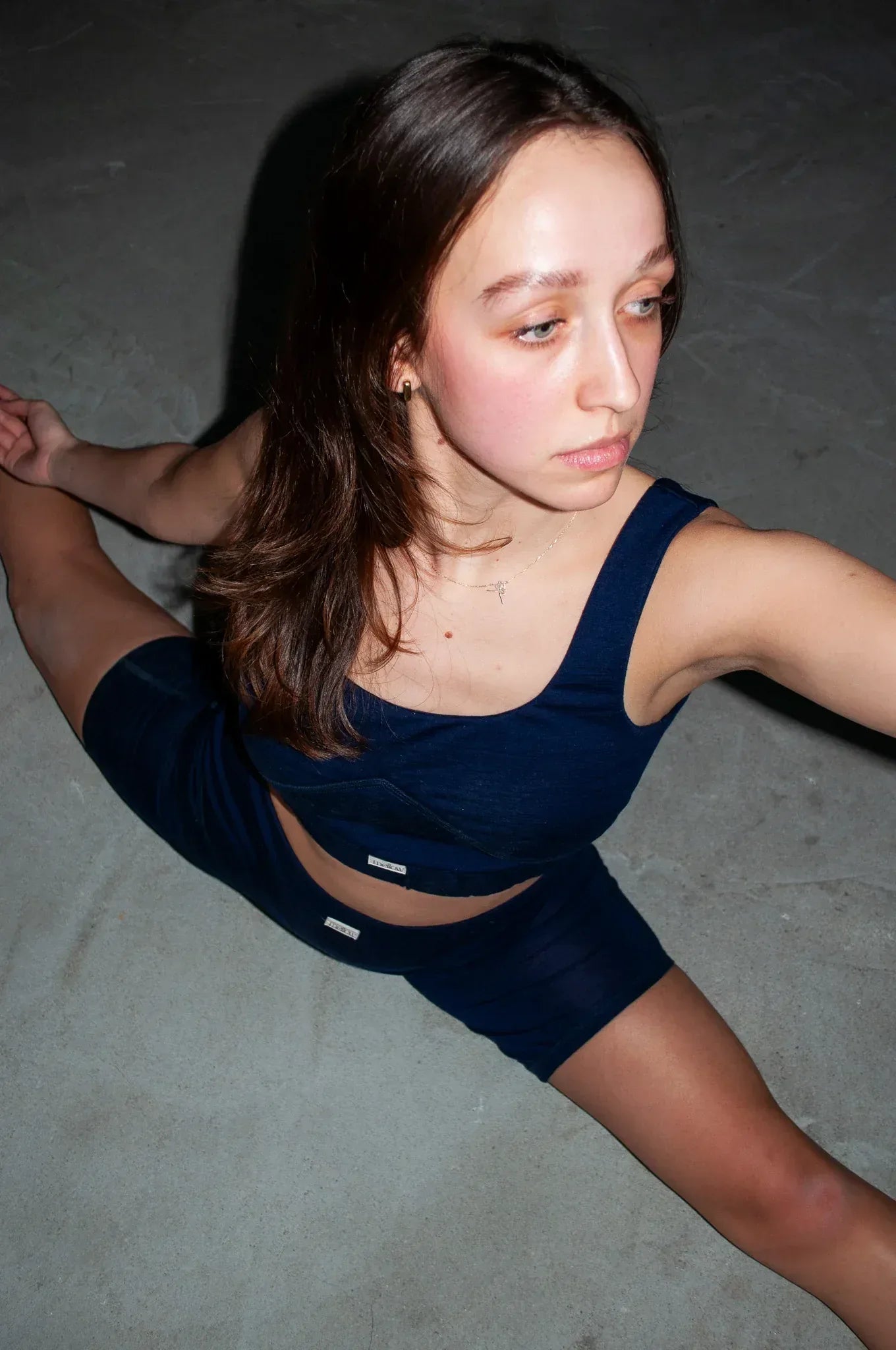 Merino Wool Sports Shorts - Dark Blue