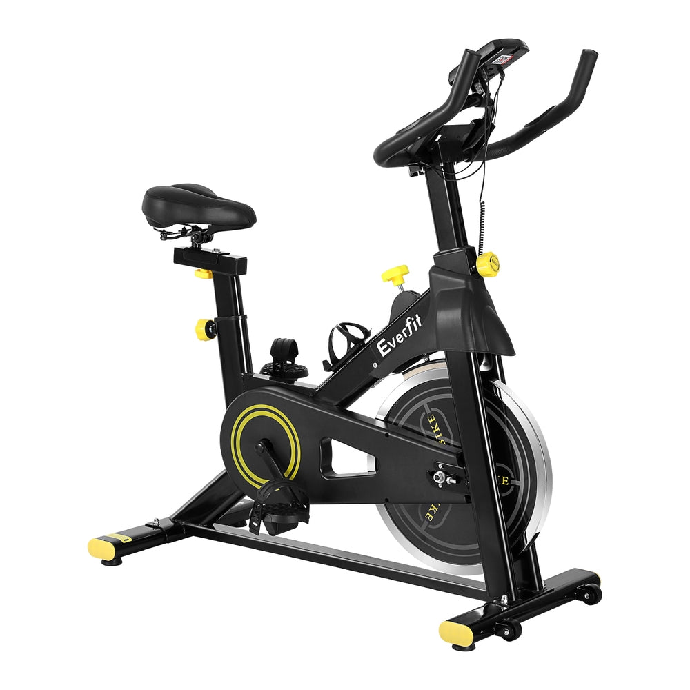 NNEDSZ Spin Bike Exercise Bike Cardio Gym Bluetooth APP Connectable