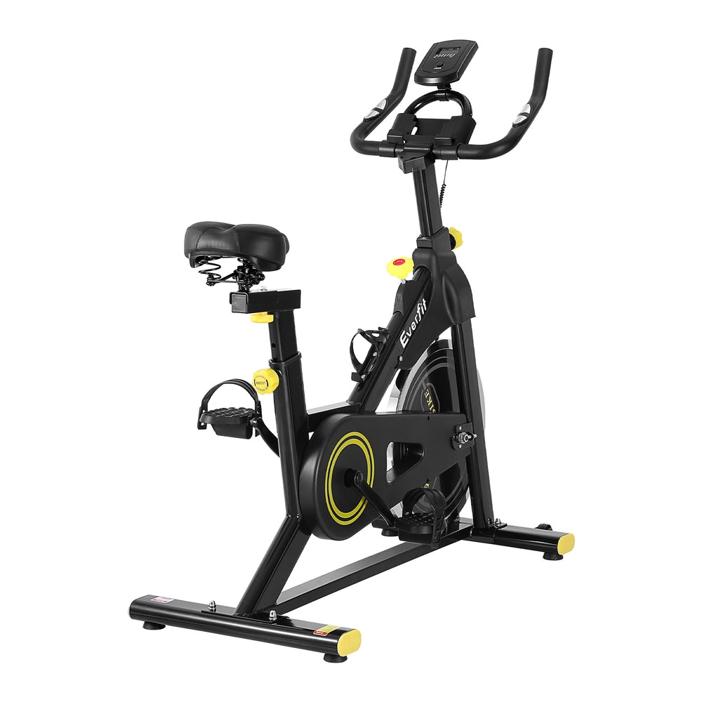 NNEDSZ Spin Bike Exercise Bike Cardio Gym Bluetooth APP Connectable