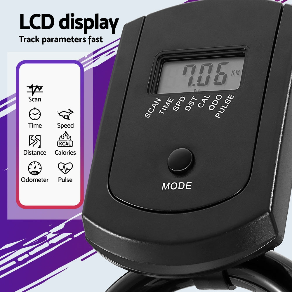 NNEDSZ Spin Bike Exercise Bike Cardio Gym Bluetooth APP Connectable