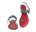 African Fashion Ankara Beaded Sandals