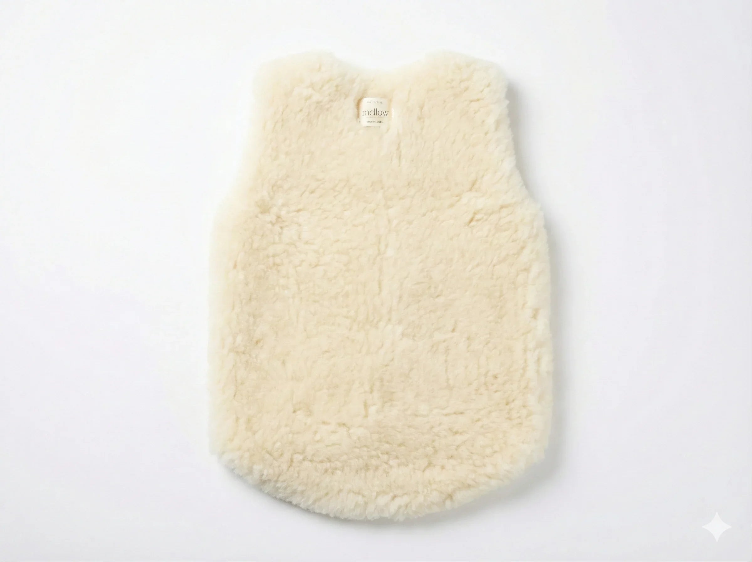 Baby/Kid Virgin Wool Vest - White/Red