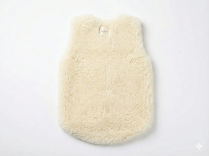Baby/Kid Virgin Wool Vest - White/Red