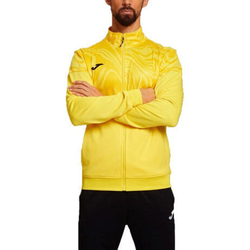 Lion II Elite training Tracksuit European Style Slim-Fit - yellow/black - Joma