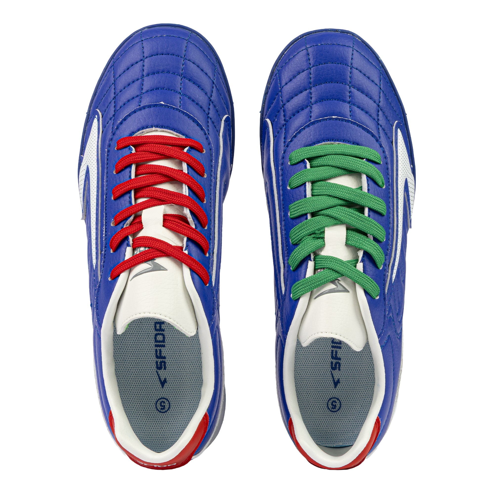 Legend Team Indoor Junior Boots -  Royal/Red/Green