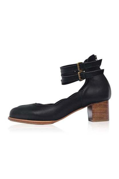 Lily Valley Leather Heels - Modz Designs