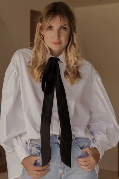 Merci Balloon Sleeve Oversized Shirt - Modz Designs