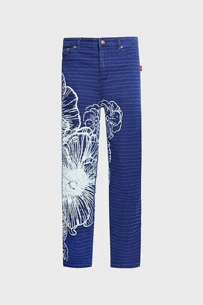 Eternal Big Flowers Jeans - Modz Designs