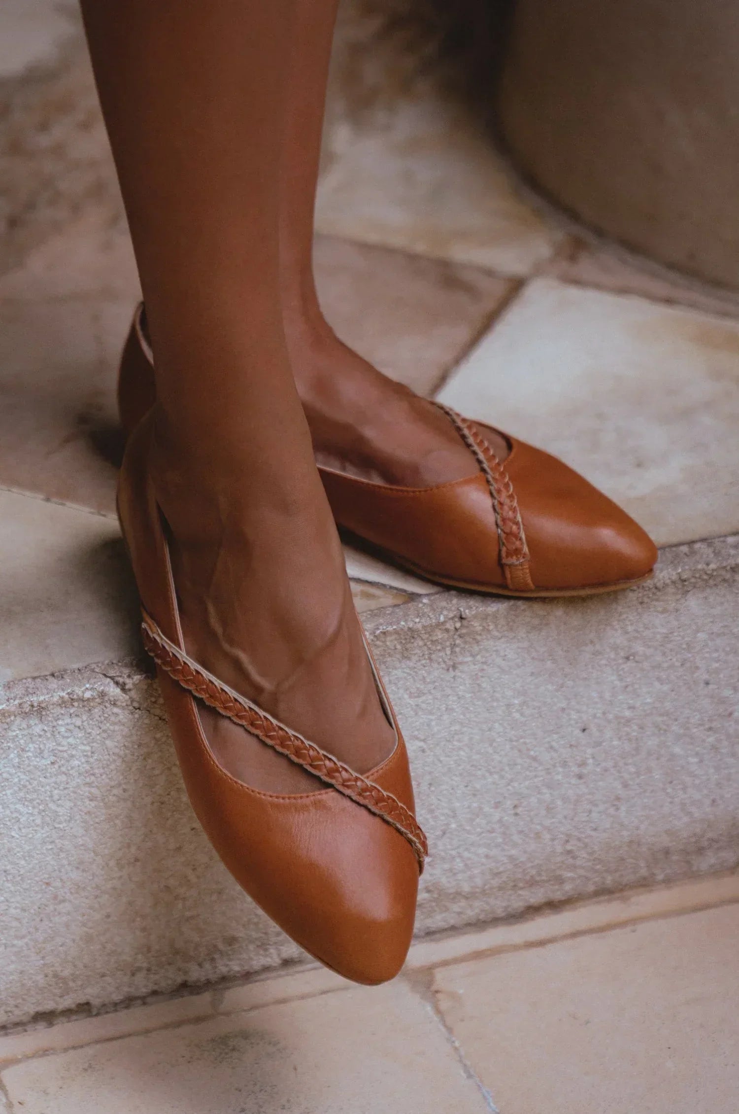 Orenda Elegant Leather Ballet Flats - Modz Designs