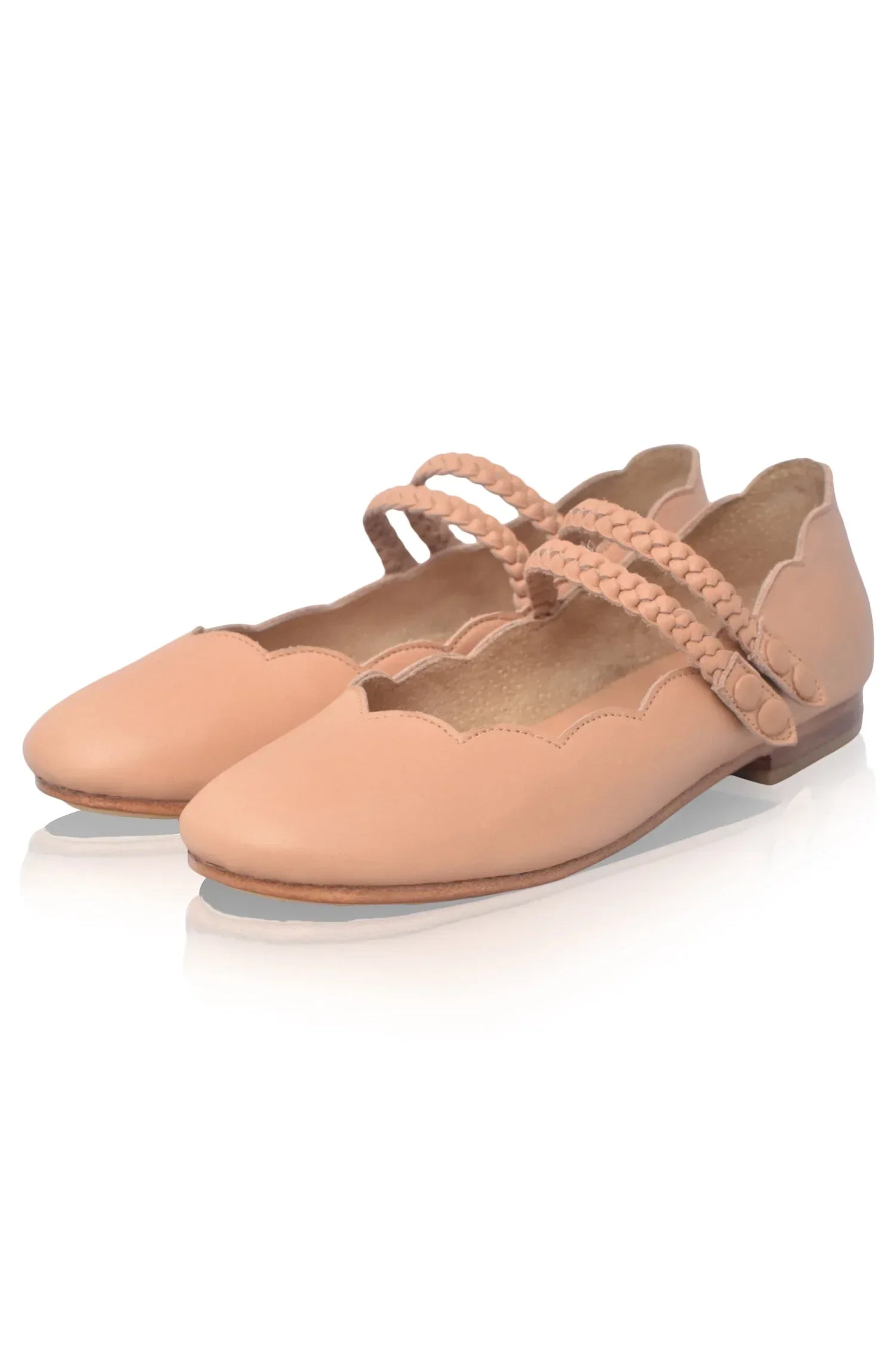 Prima Scalloped Ballet Flats - Modz Designs