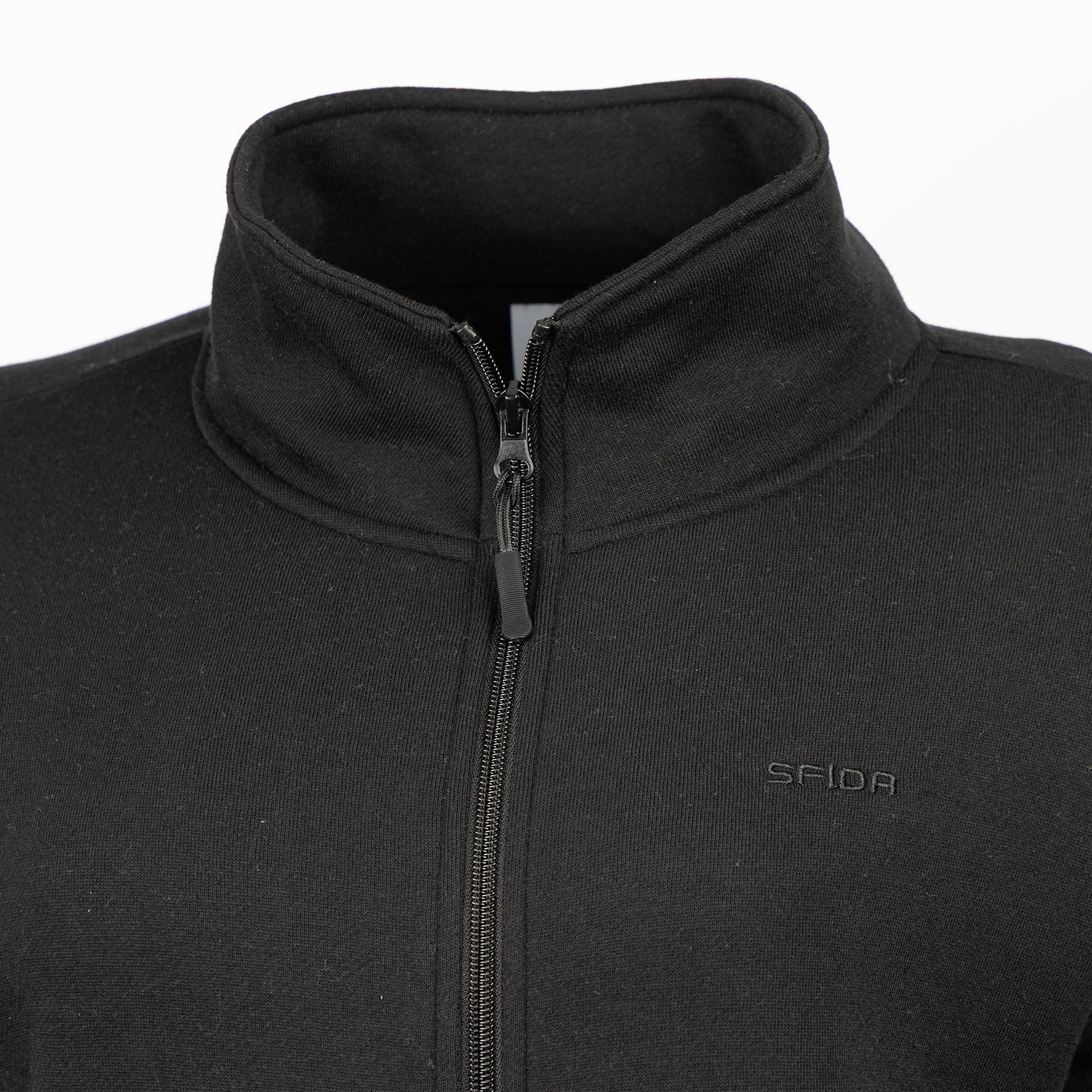 Perry Mens Full Zip Stand Collar Jacket - Black