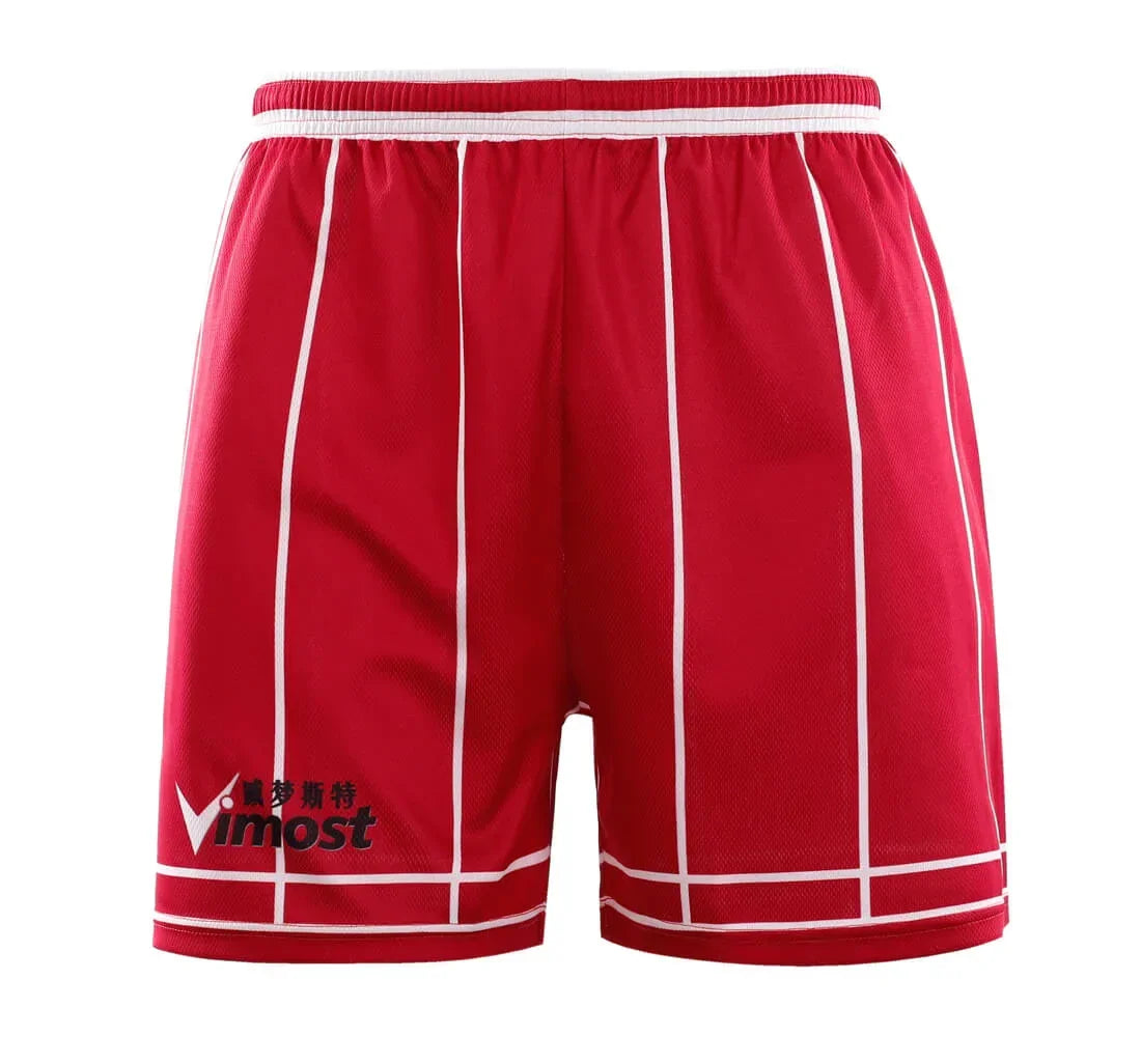 Red Stripes Simple Design Basketball Shirts And Shorts - Modz Designs