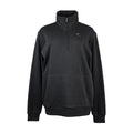 Sebastian Mens Collar Zip Sweat - Black