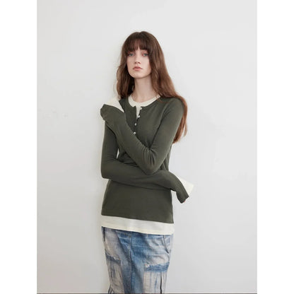 "Letter from Munich" elastic skin-friendly all-wool sweater women&